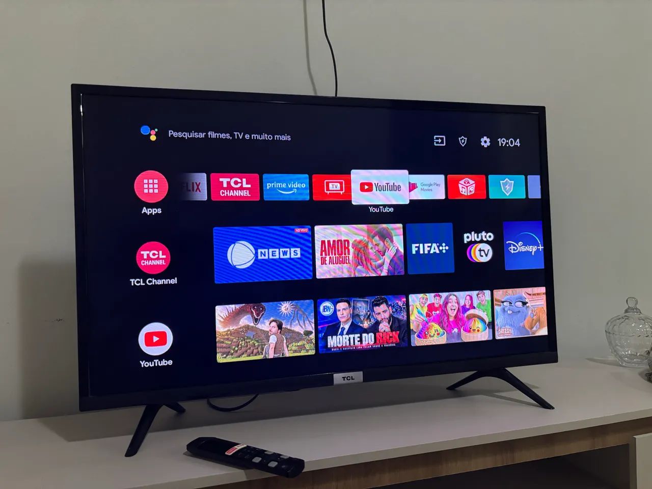 Vendo Smart Tv Tcl 32?- Com comando de voz pelo controle - Foto 4