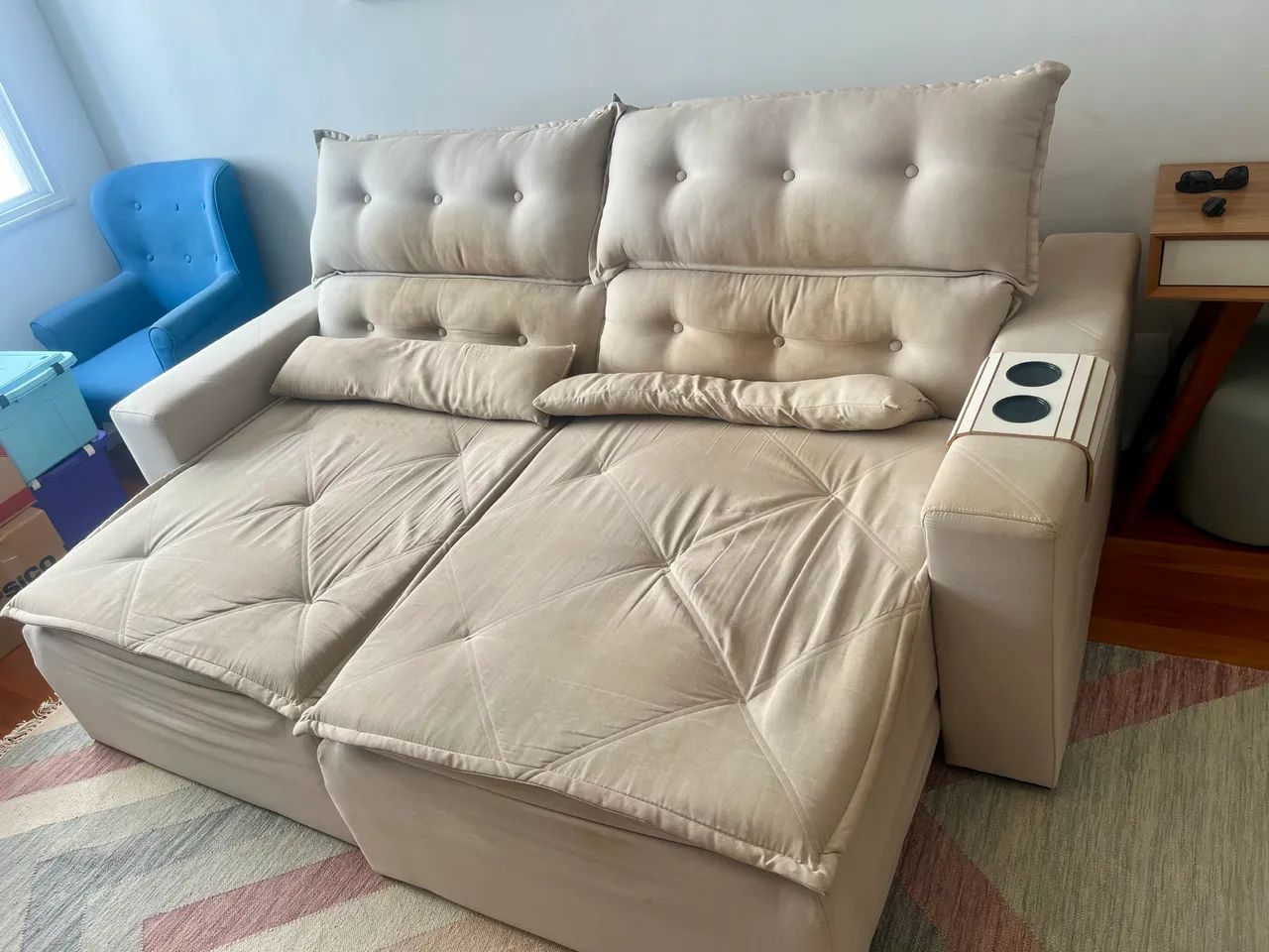 Sofá retrátil de 2,4m  - Foto 3