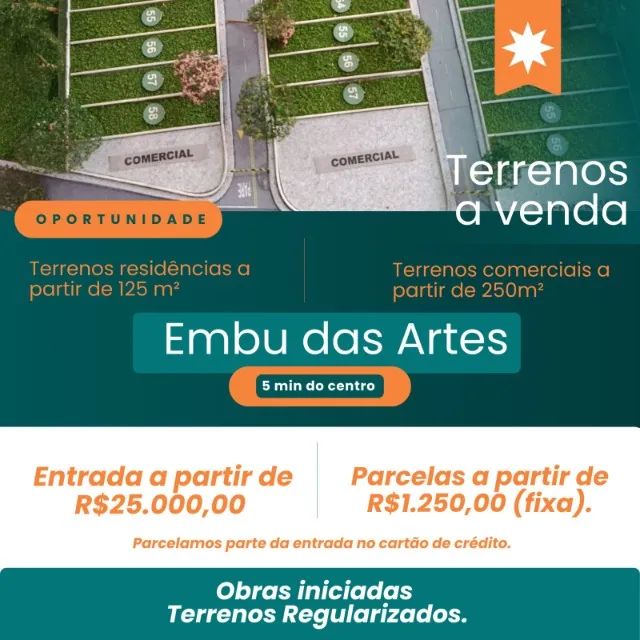 Terrenos Residencial em Embu das Artes