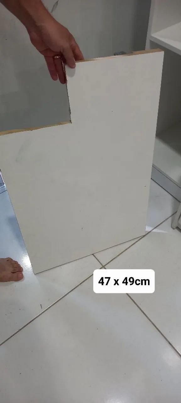 Painel, mesa, mdf, prateleiras - Foto 5