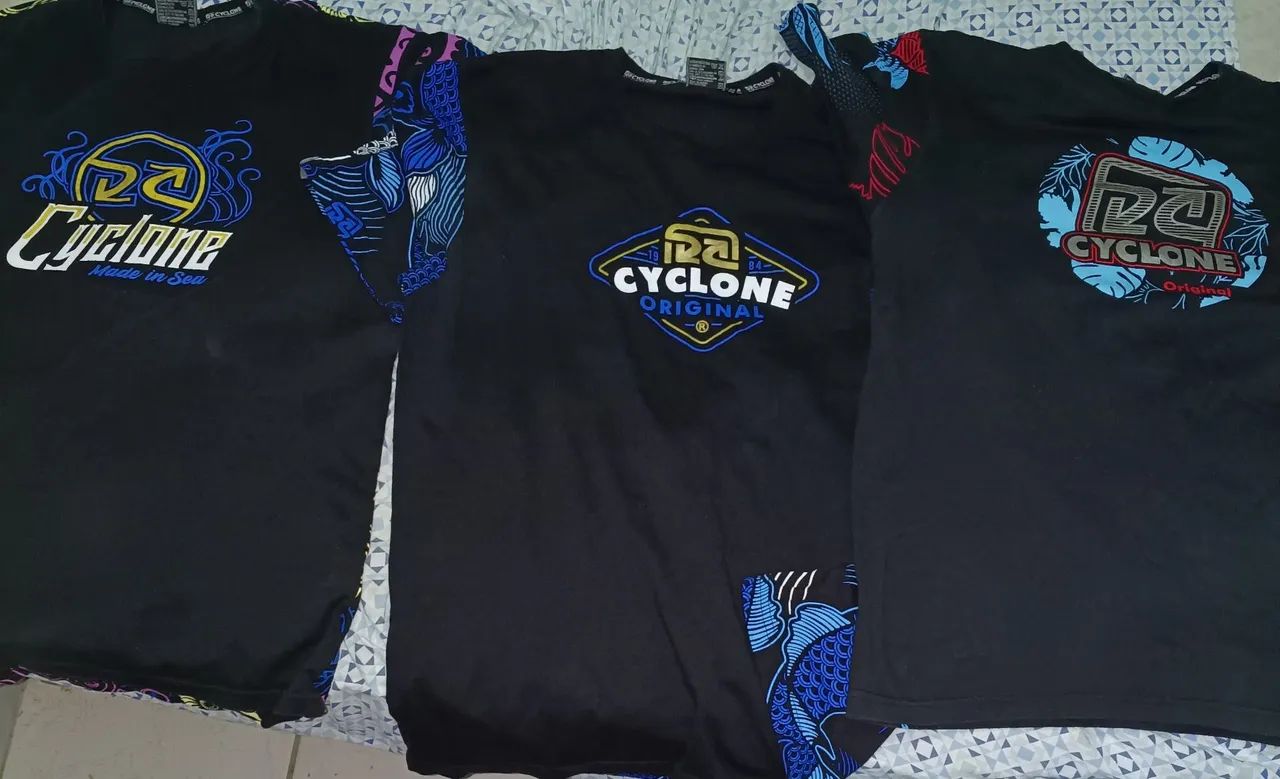 Kit camisa cyclone original 