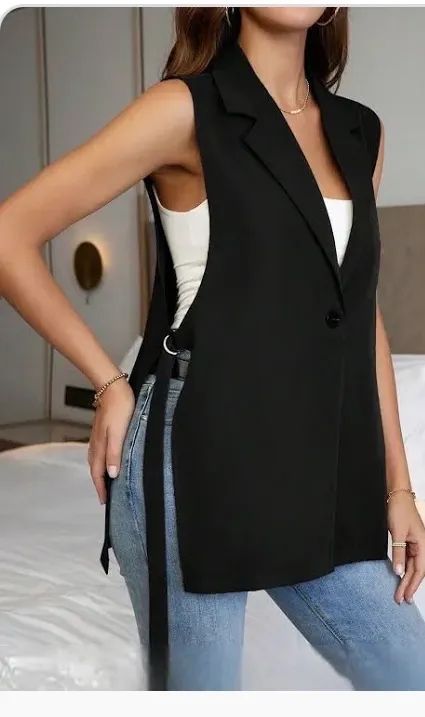 Max Colete Alfaiataria Preto - Elegante e Moderno? - M/G - Foto 3