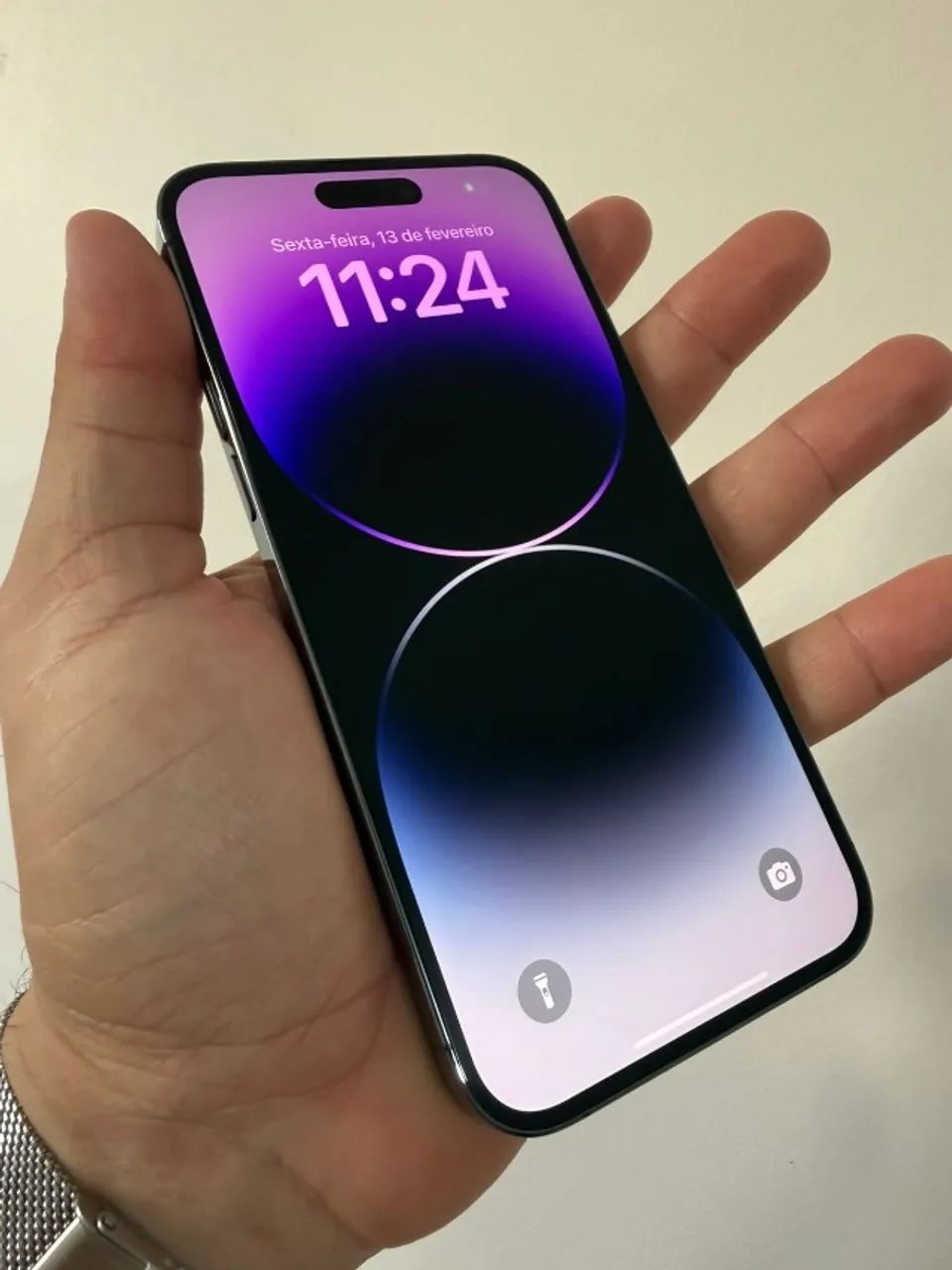 Iphone 14 Pro Max 5G 256gb Purple Impecável Super Conservado Como