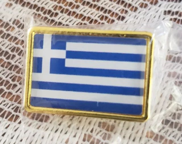 PIN DE LAPELA, BANDEIRA GRÉCIA