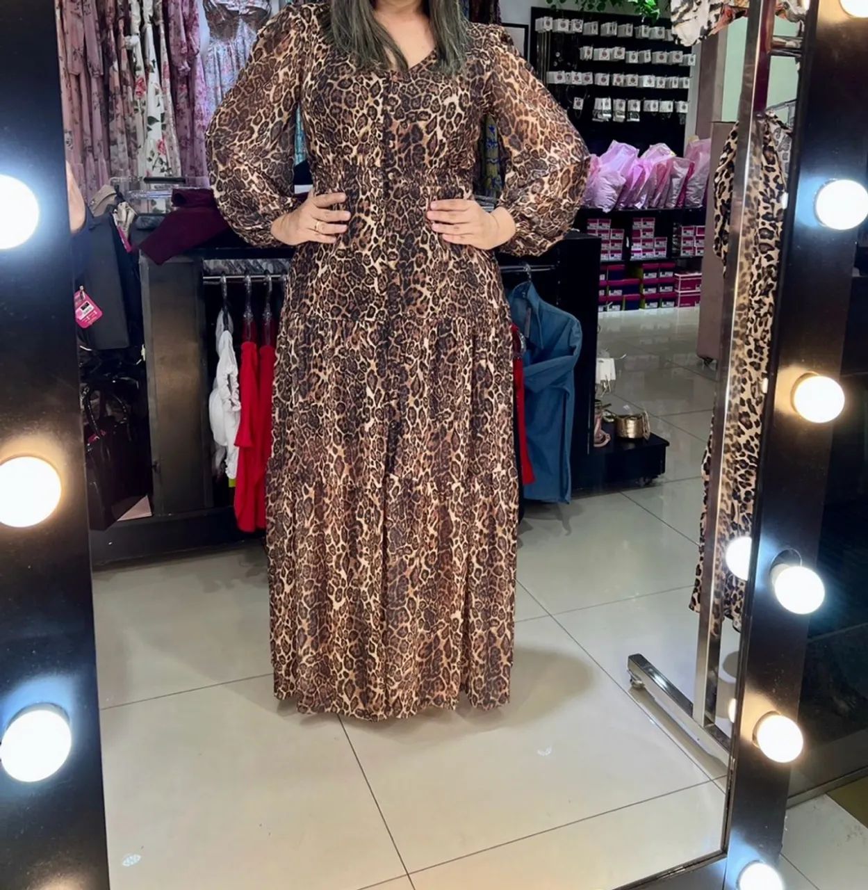 Vestido longo e elegante de Oncinha  - Foto 4