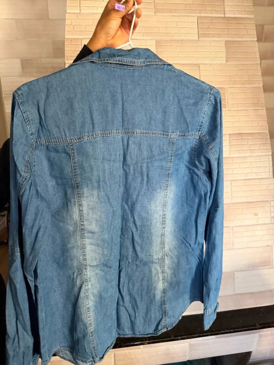 Jaqueta jeans azul - Foto 4