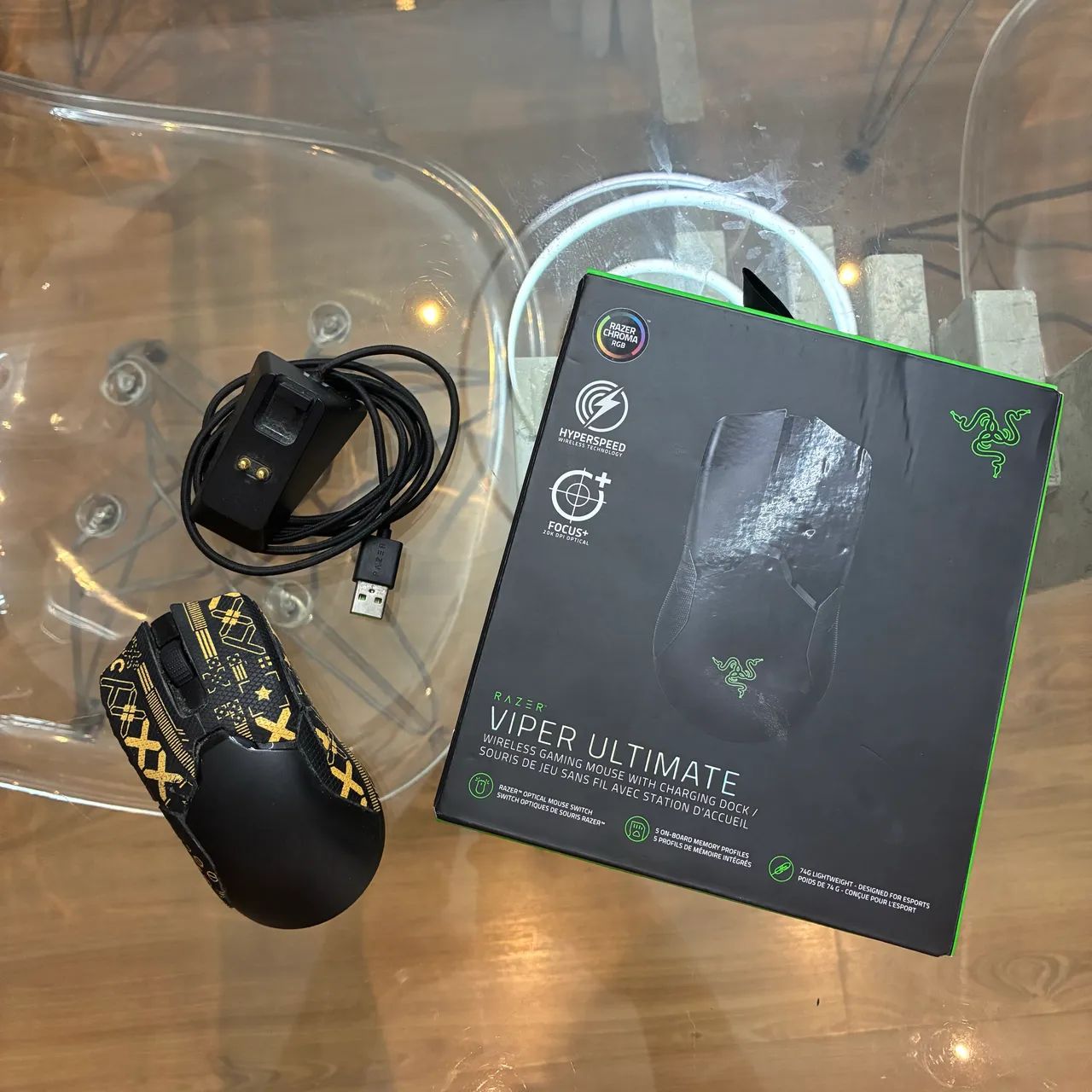 Mouse Razer Viper Ultimate com Dock - Foto 3