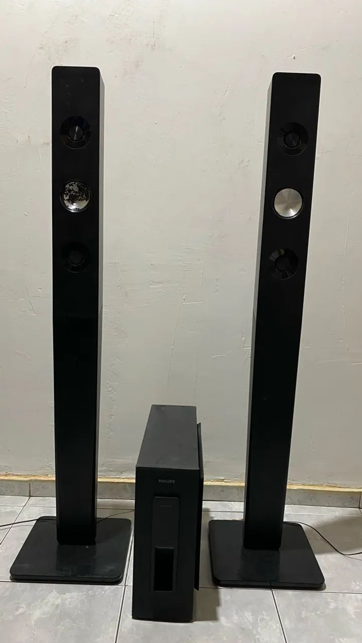 Caixas Torre e Subwoofer Philips 