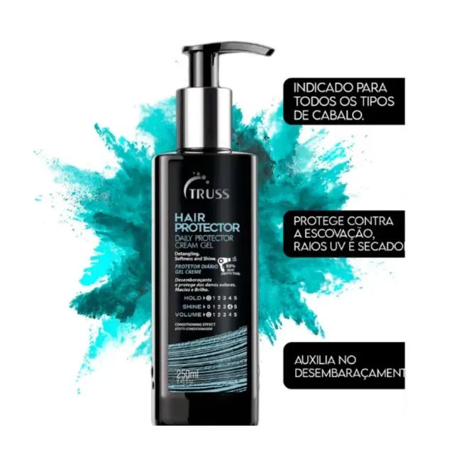 Truss Hair Protector Protetor Térmico 250ml Original - Foto 3