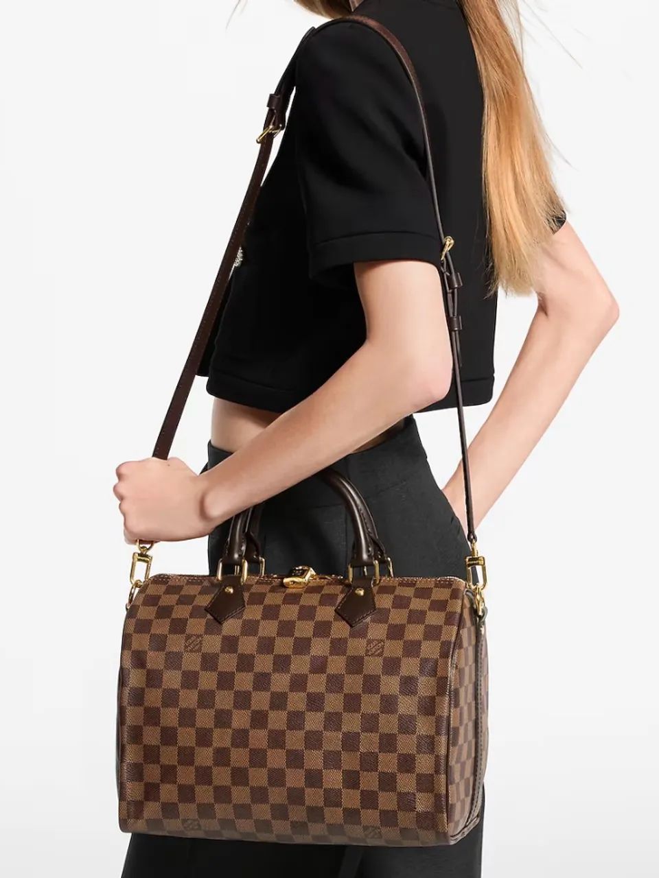 Bolsa Speedy 30 Damier Ebene  - Foto 3