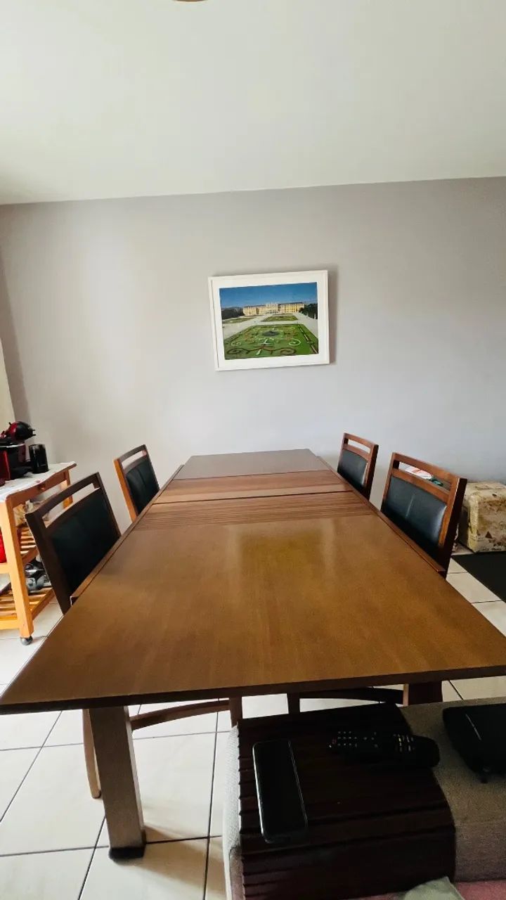 Mesa de Jantar Extensível em Madeira Maciça  - Foto 3