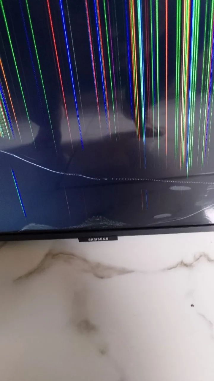 Tv Samsung 50 polegadas tela quebrada  - Foto 3