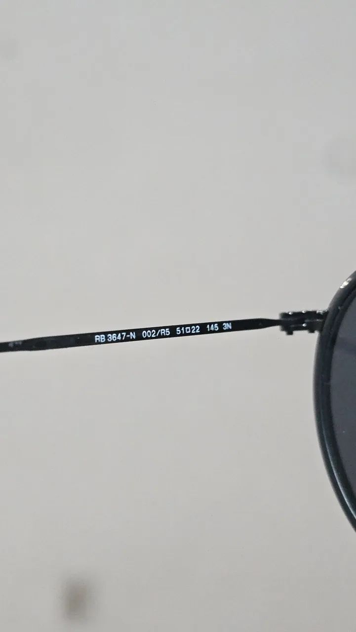Óculos Ray-Ban Round Double Bridge Original - Usado 1 Vez - Foto 3