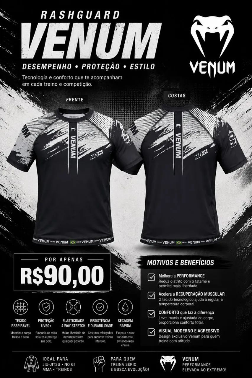 Rashguard Venum original  - Foto 2