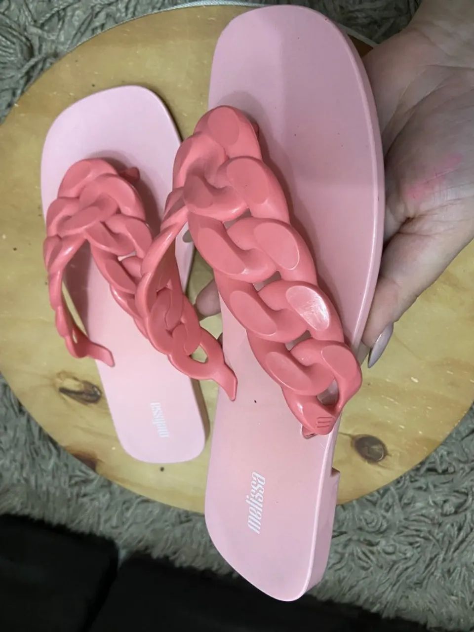 Melissa Brace Flip Flop rosa - Foto 2