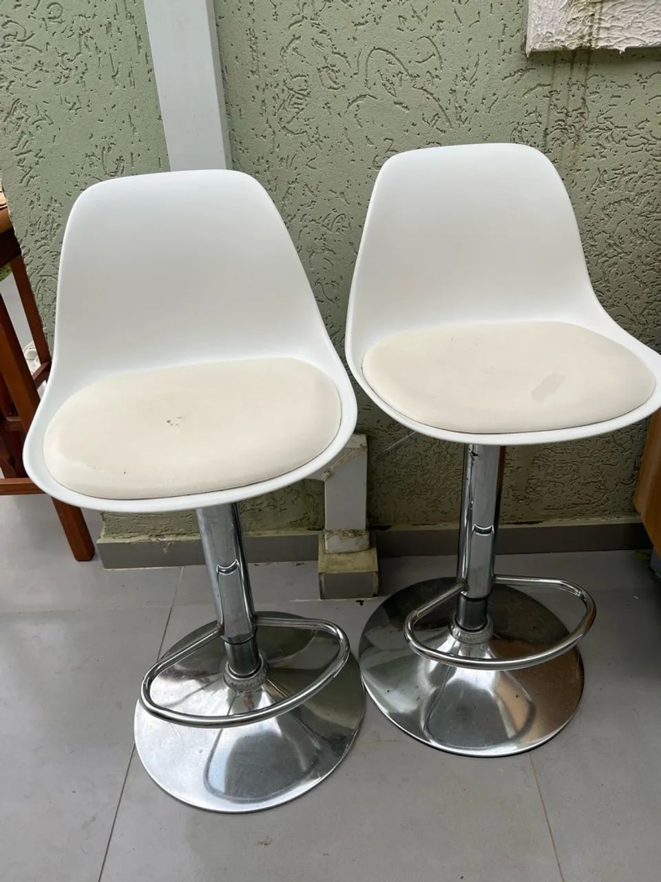Banqueta de couro
