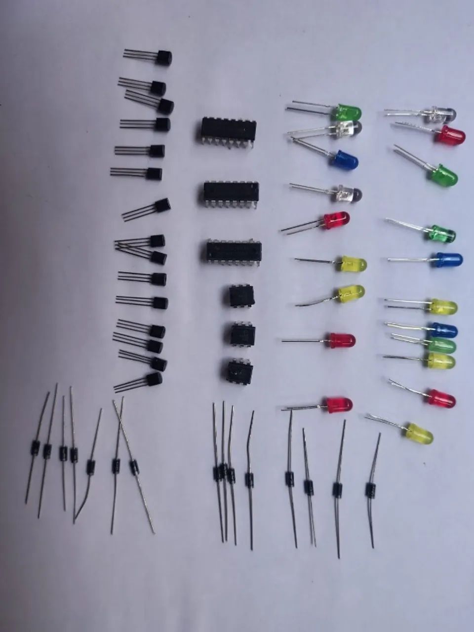 kit - 56 componentes eletrônicos diversos