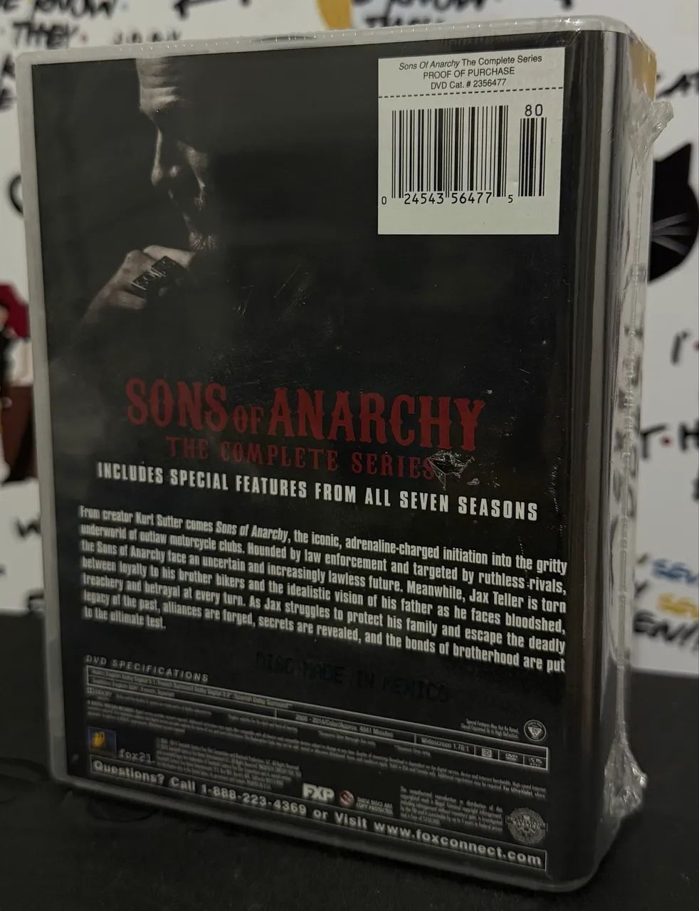 BOX DVD IMPORTADO SONS OF ANARCHY (LACRADO REGIÃO 1) - Foto 3