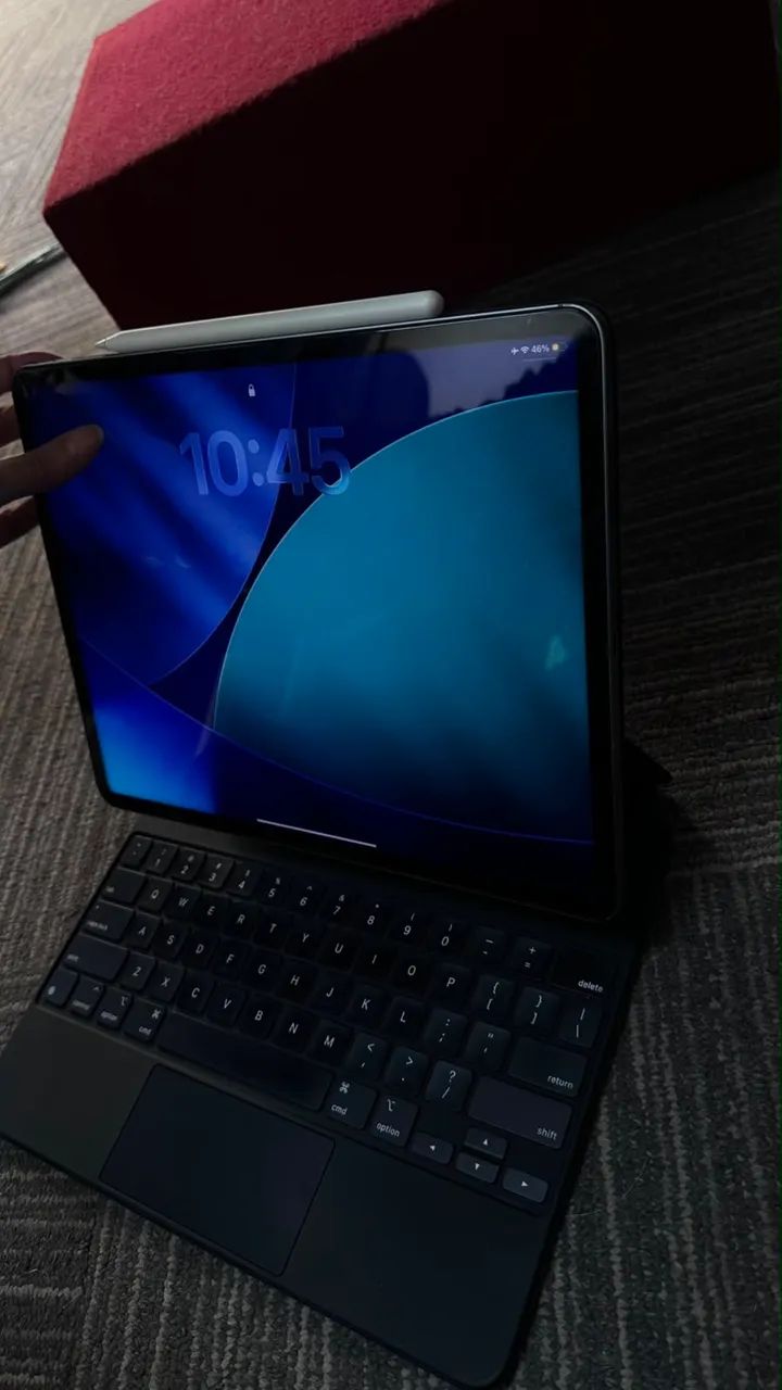 Ipad Pro M2 13 polegadas com teclado e apple pen originais - Foto 3