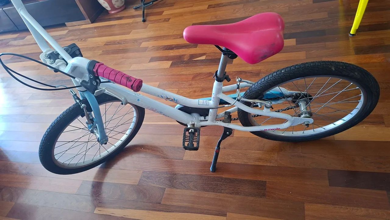 BICICLETA ARO 20 B-TWIN ROSA - Foto 4