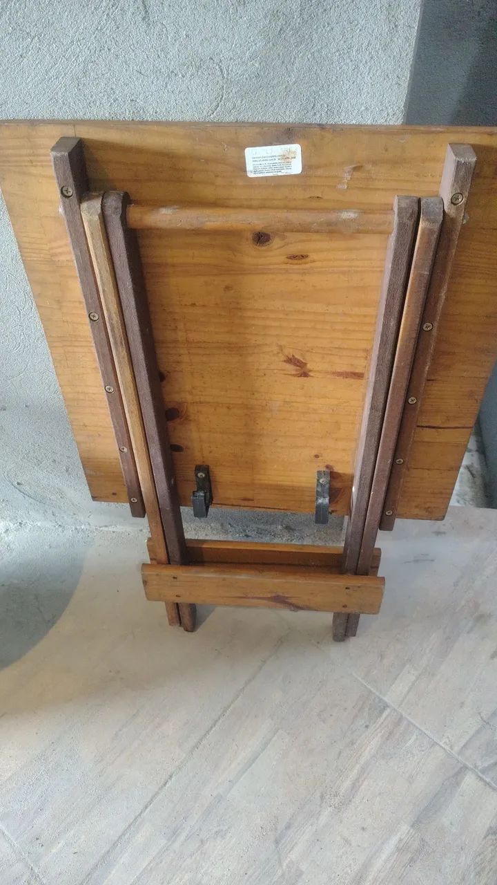 Mesa de madeira 70x70 - Foto 3