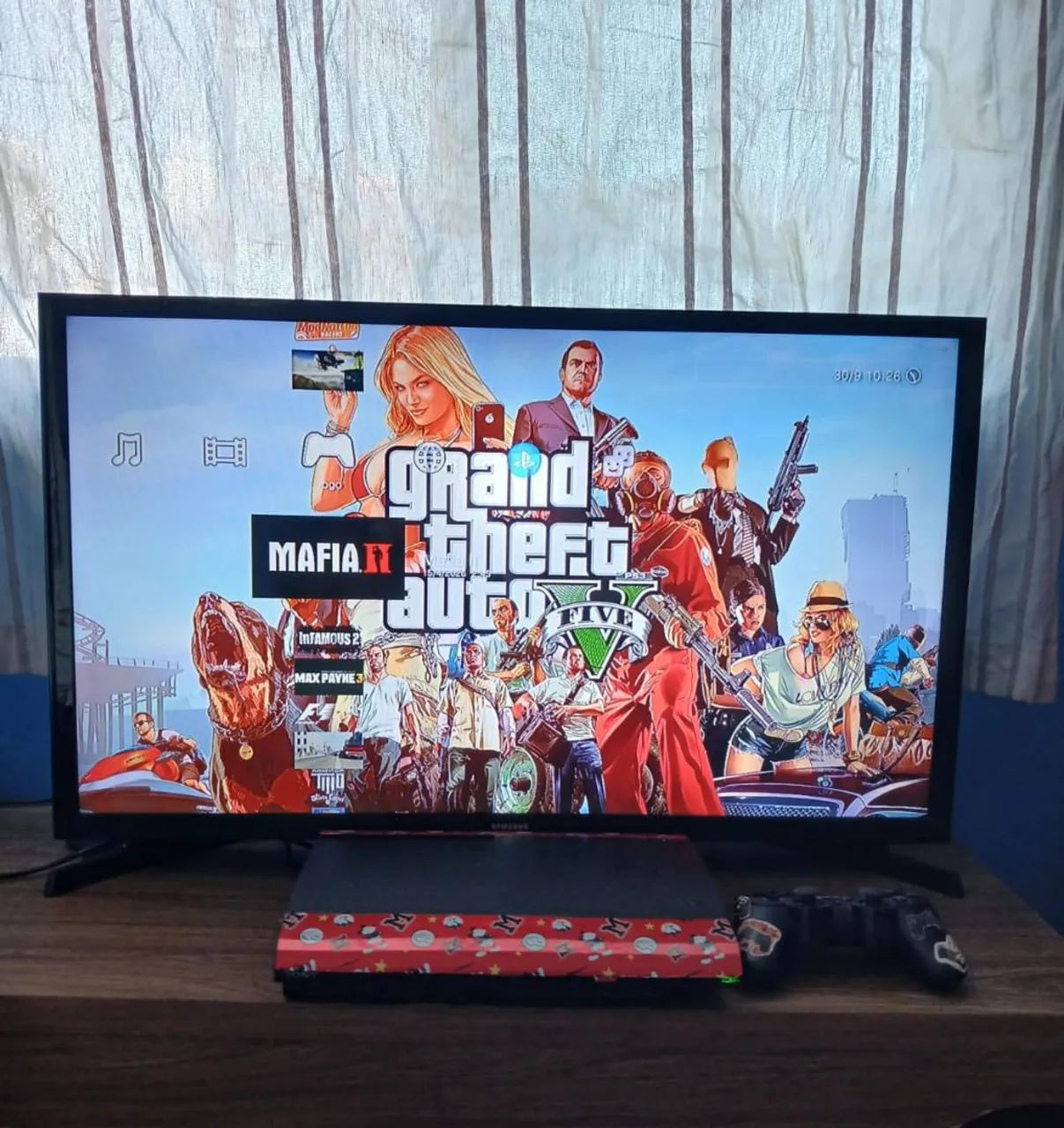 PS3 com mais de mil jogos + Tv Led 32 polegadas  - Foto 3