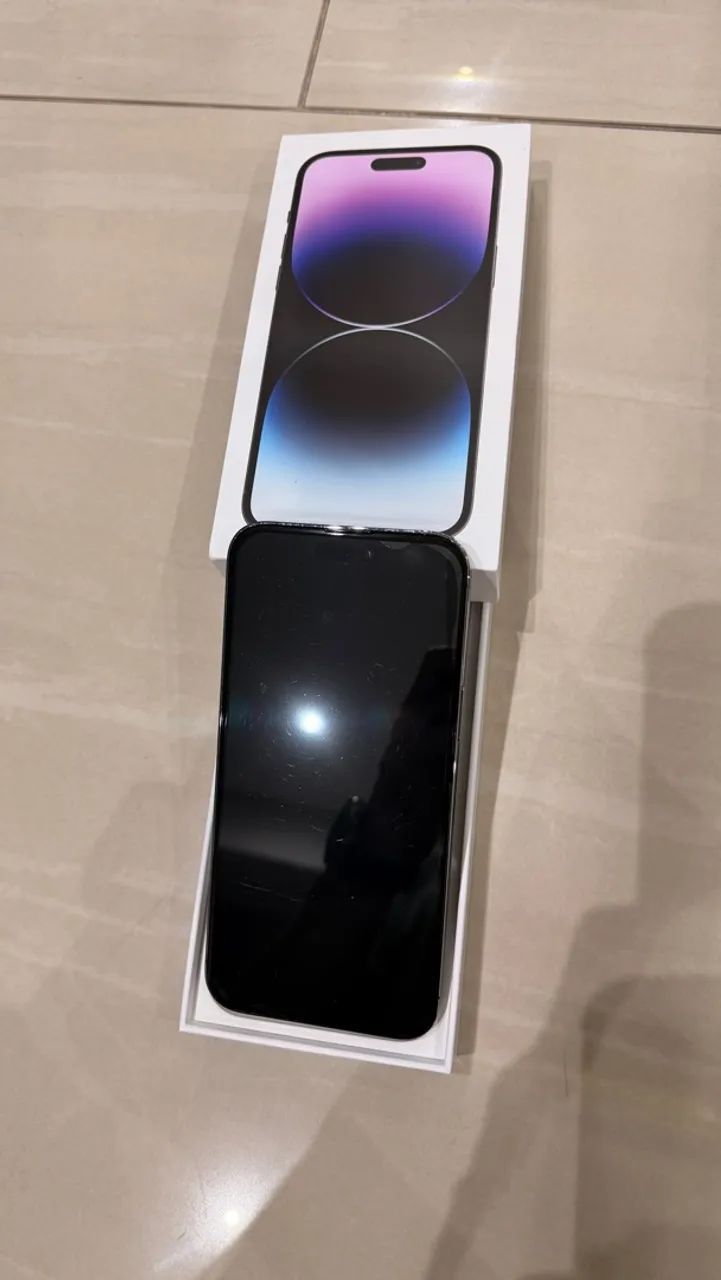 Iphone 14 pro max 256gb roxo - Único Dono - Foto 2