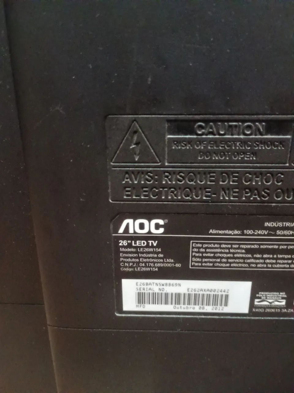 Tv AOC LCD 26 polegadas  - Foto 3