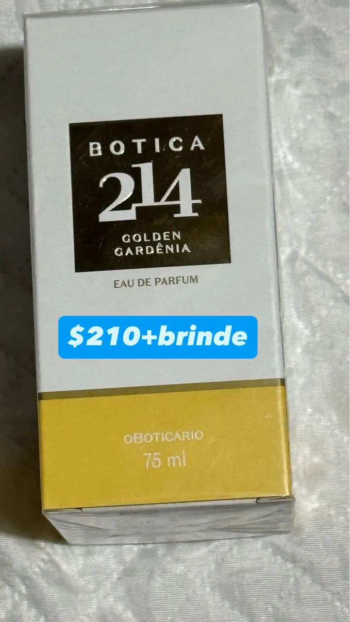 BOTICA golden gardênia O Boticário + brinde