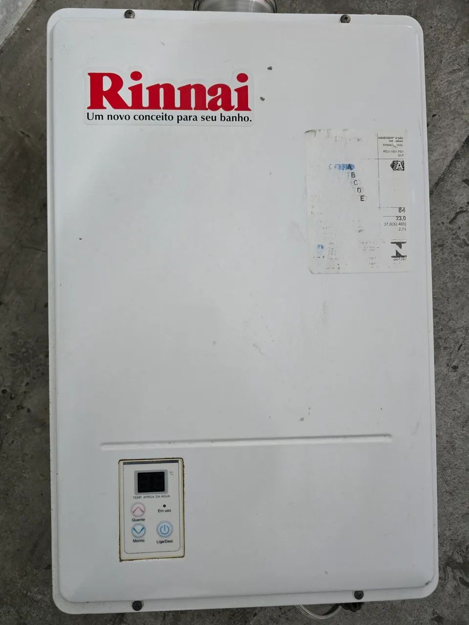Aquecedor a gás Rinnai