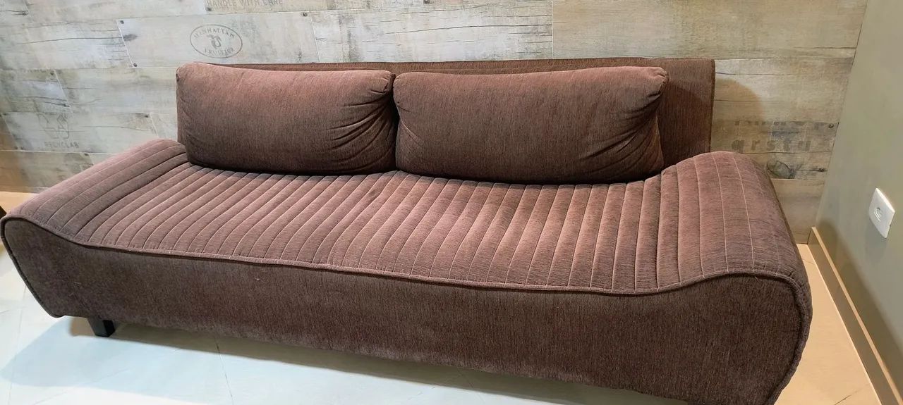 Sofá de dois e três lugares em excelente estado - design moderno - Foto 5