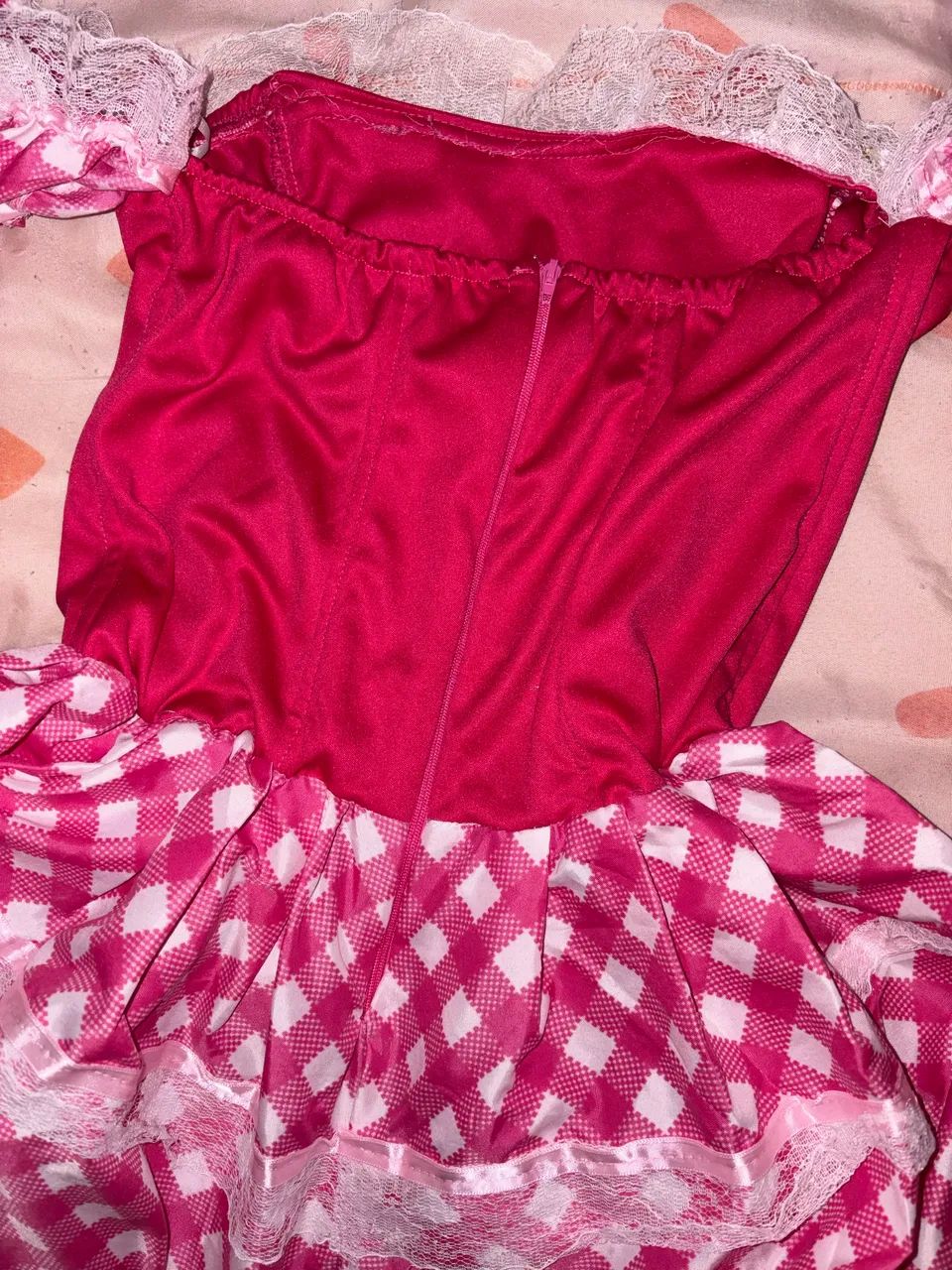 Vestido festa JUNINA rosa  - Foto 5