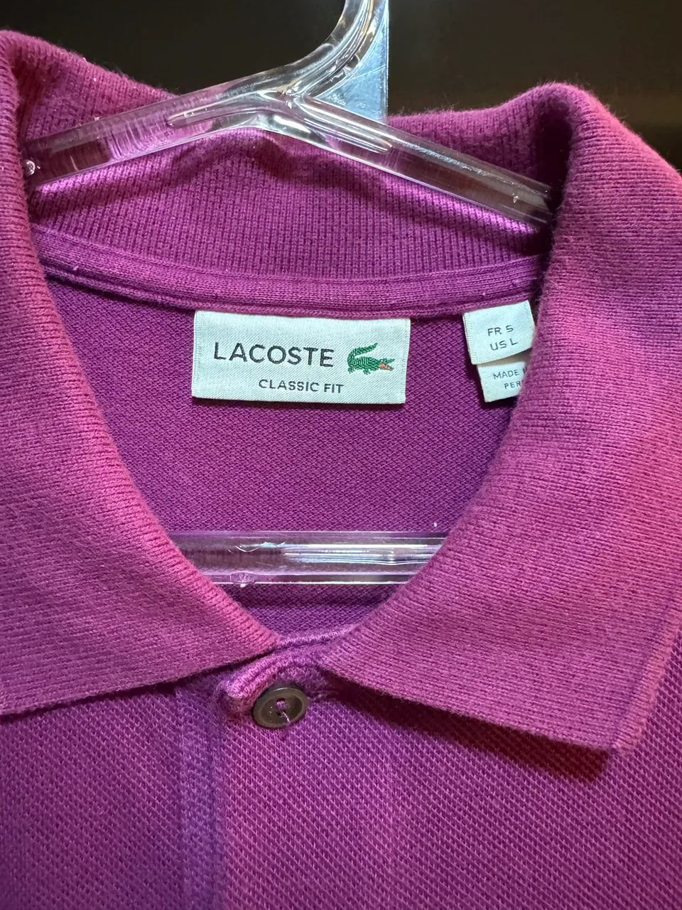 Camisa Lacoste Roxa - Foto 3