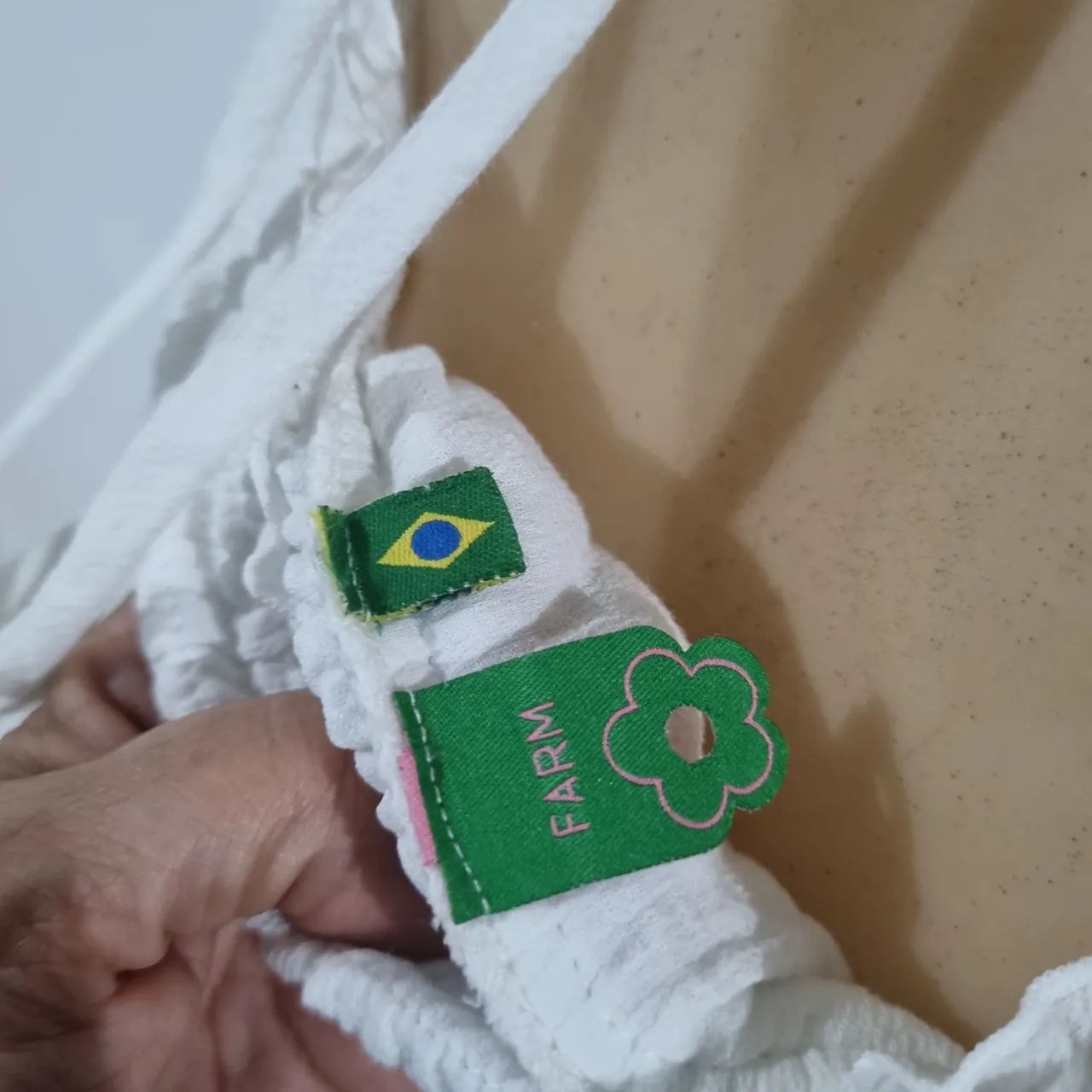 Macacão  farm perfeito em algodão  e  renda , veste do 36 ao40 - Foto 5
