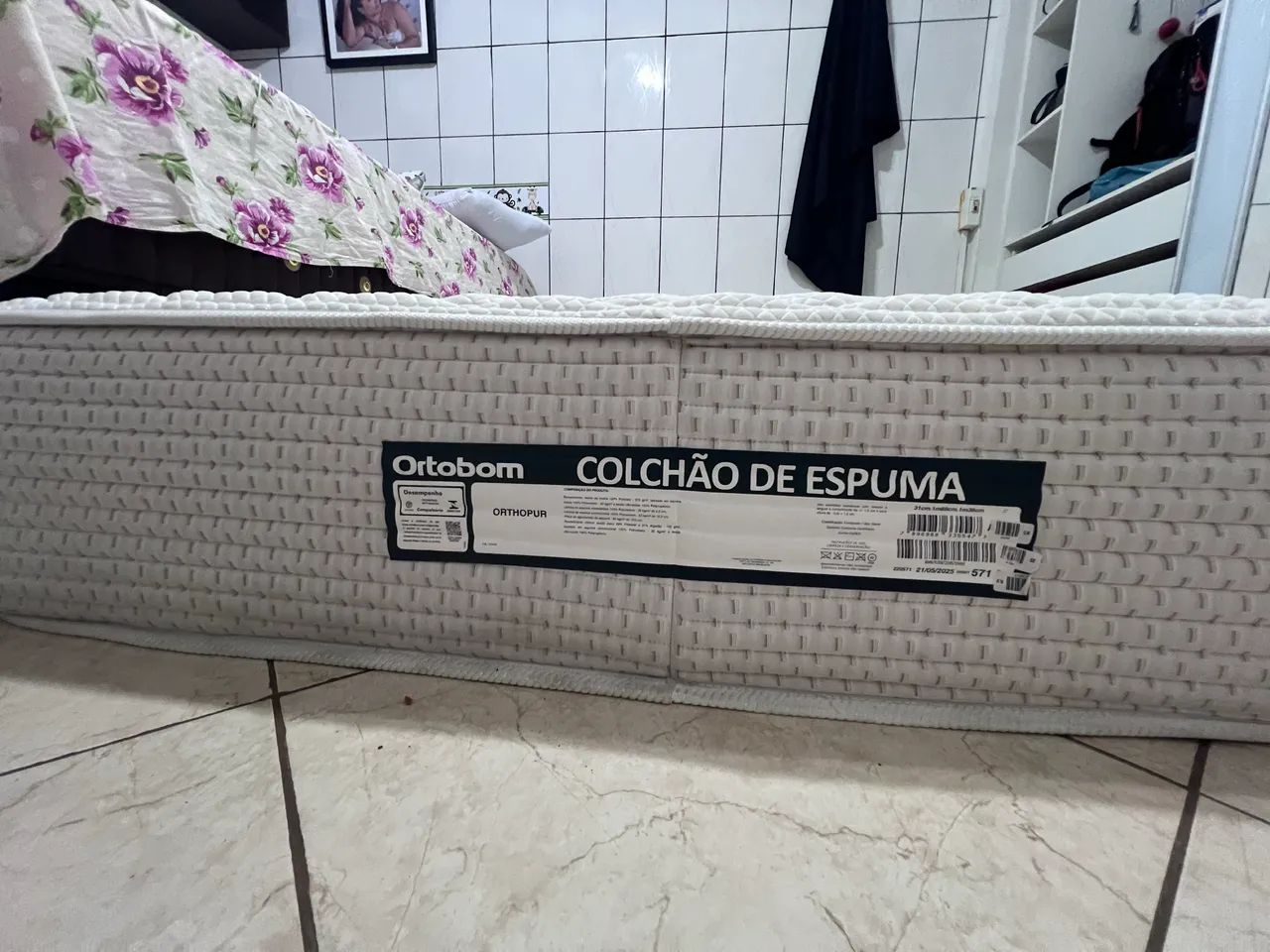 Colchão Ortobom semi novo  - Foto 2