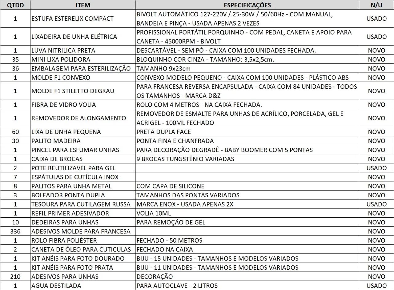 Kit para alongamento unhas - Foto 4