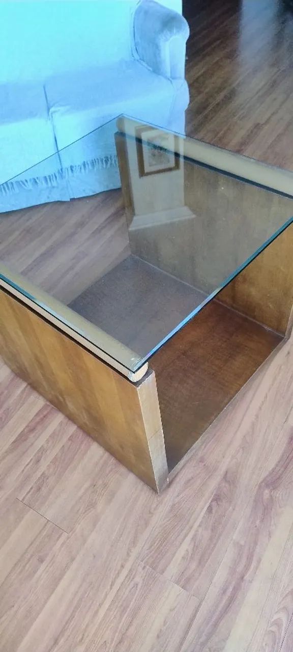 Mesa de Centro com Tampo de Vidro - Foto 3
