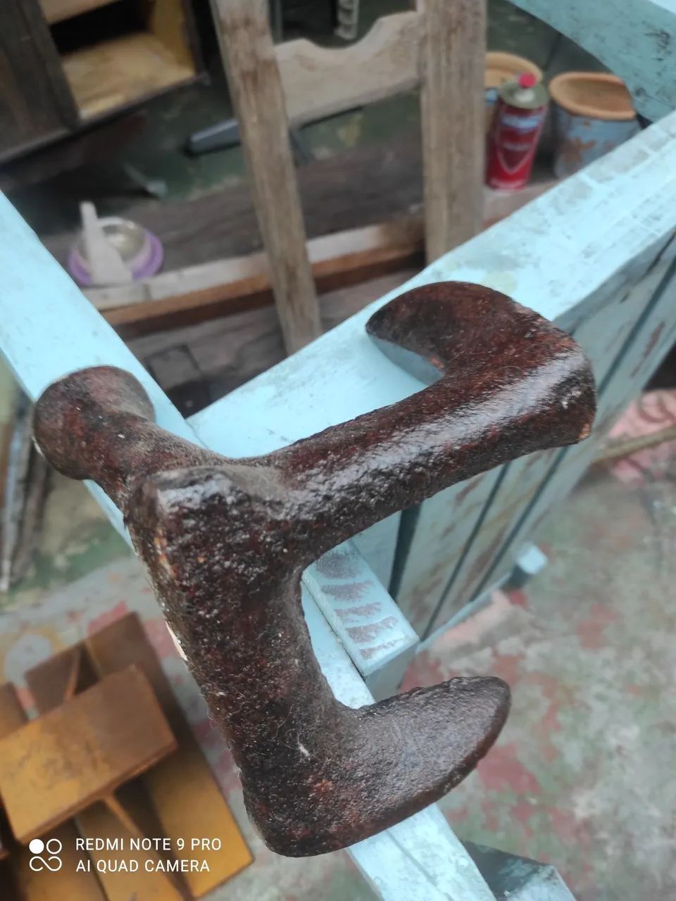 Bigorna ou pé de sapateiro,ferro: - Foto 3