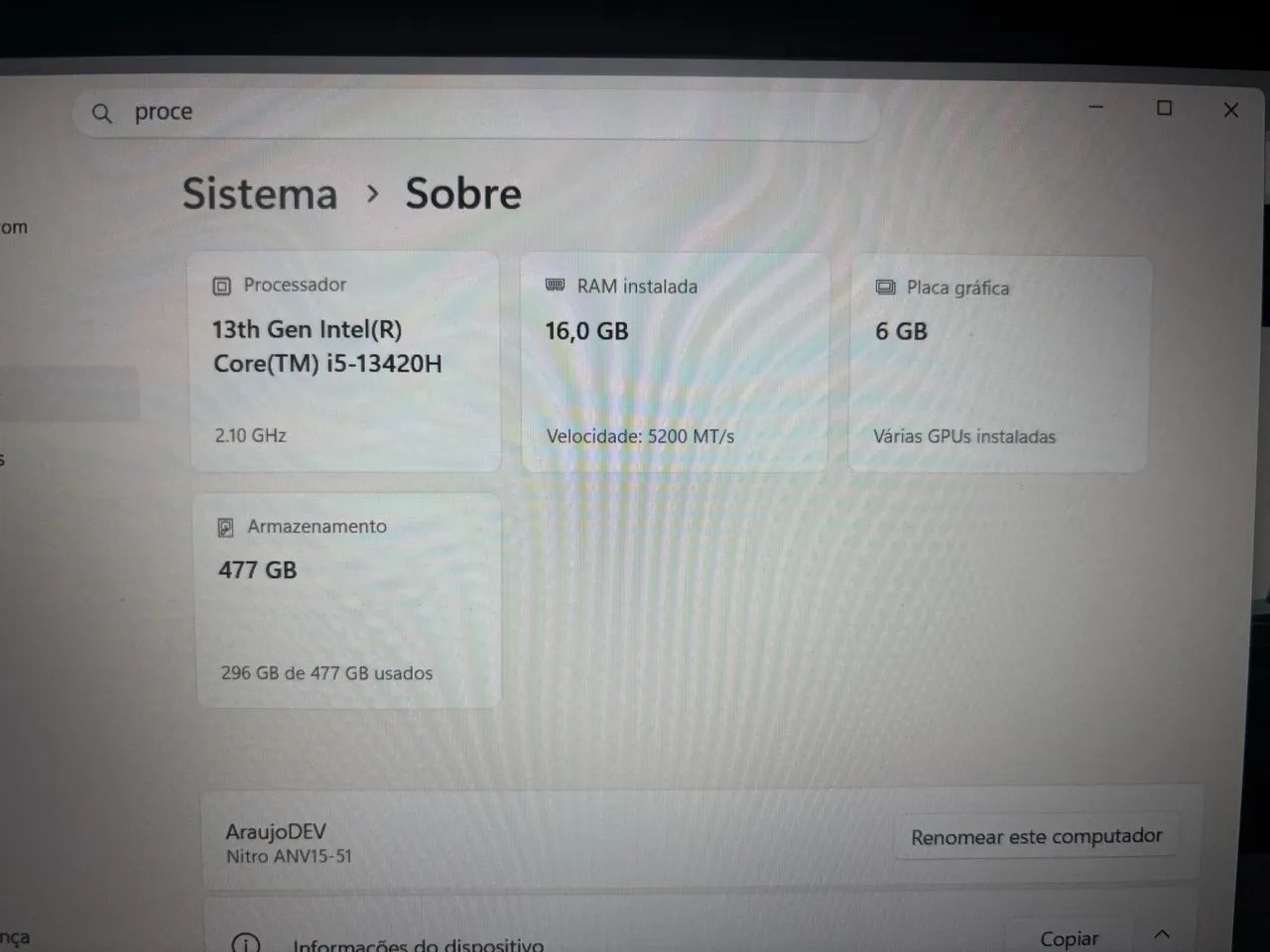 ACER NITRO V15 - Foto 4