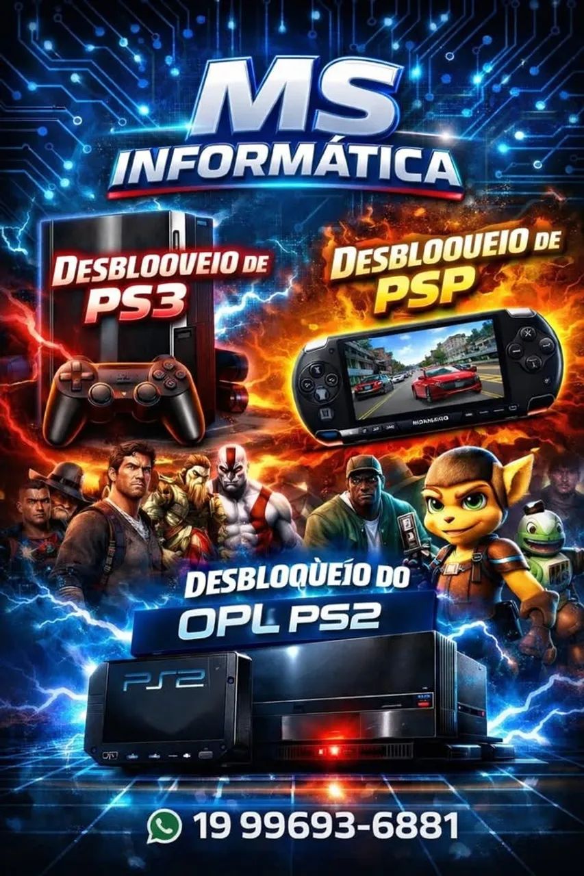 Mais Funções para Seu PS2, PS3 e PSP