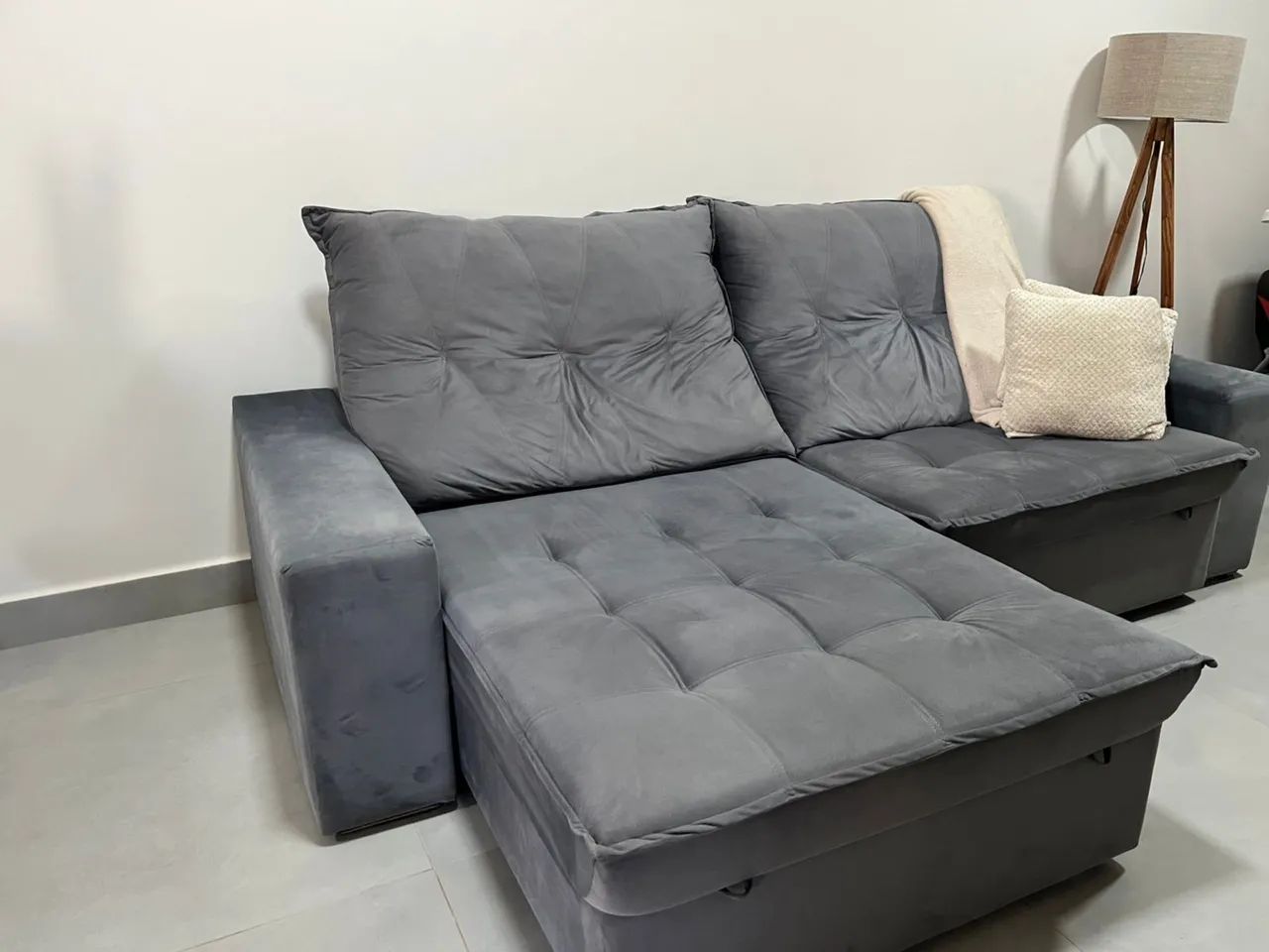 Sofá Retrátil reclinável 2,5 metros