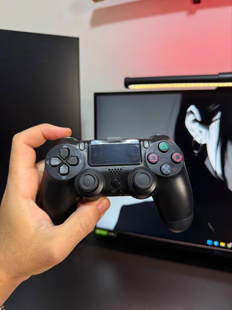 Controle de PS4 preto  - Foto 3
