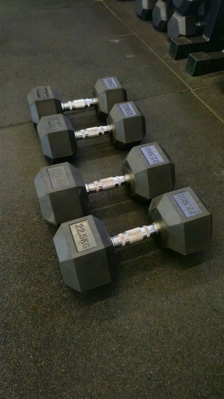 Dumbell halter sextavado  - Foto 2