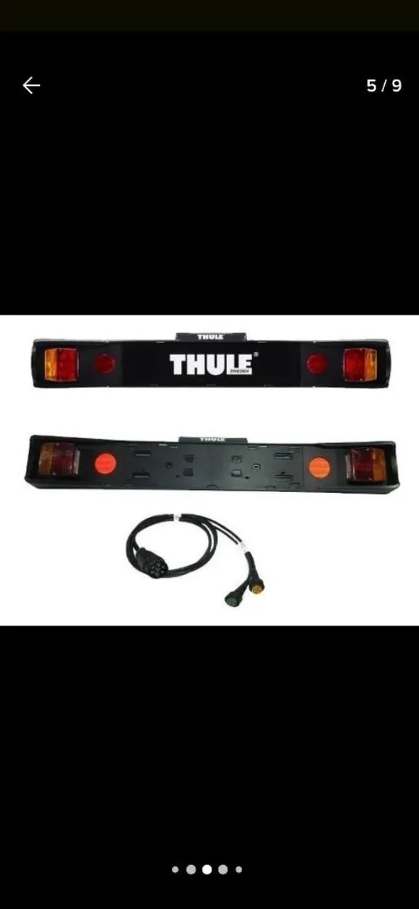 Placa de luzes para suporte de bike Thule - Foto 2