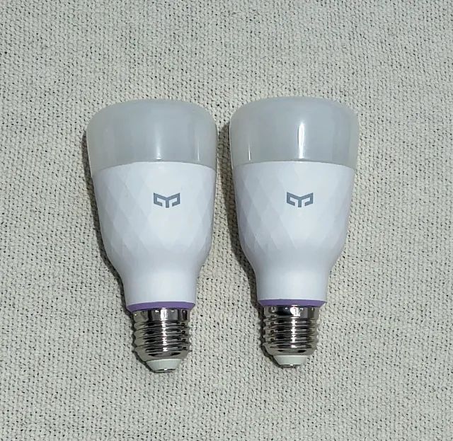2 Lâmpadas Yeelight 1S (Funcionando 100%)