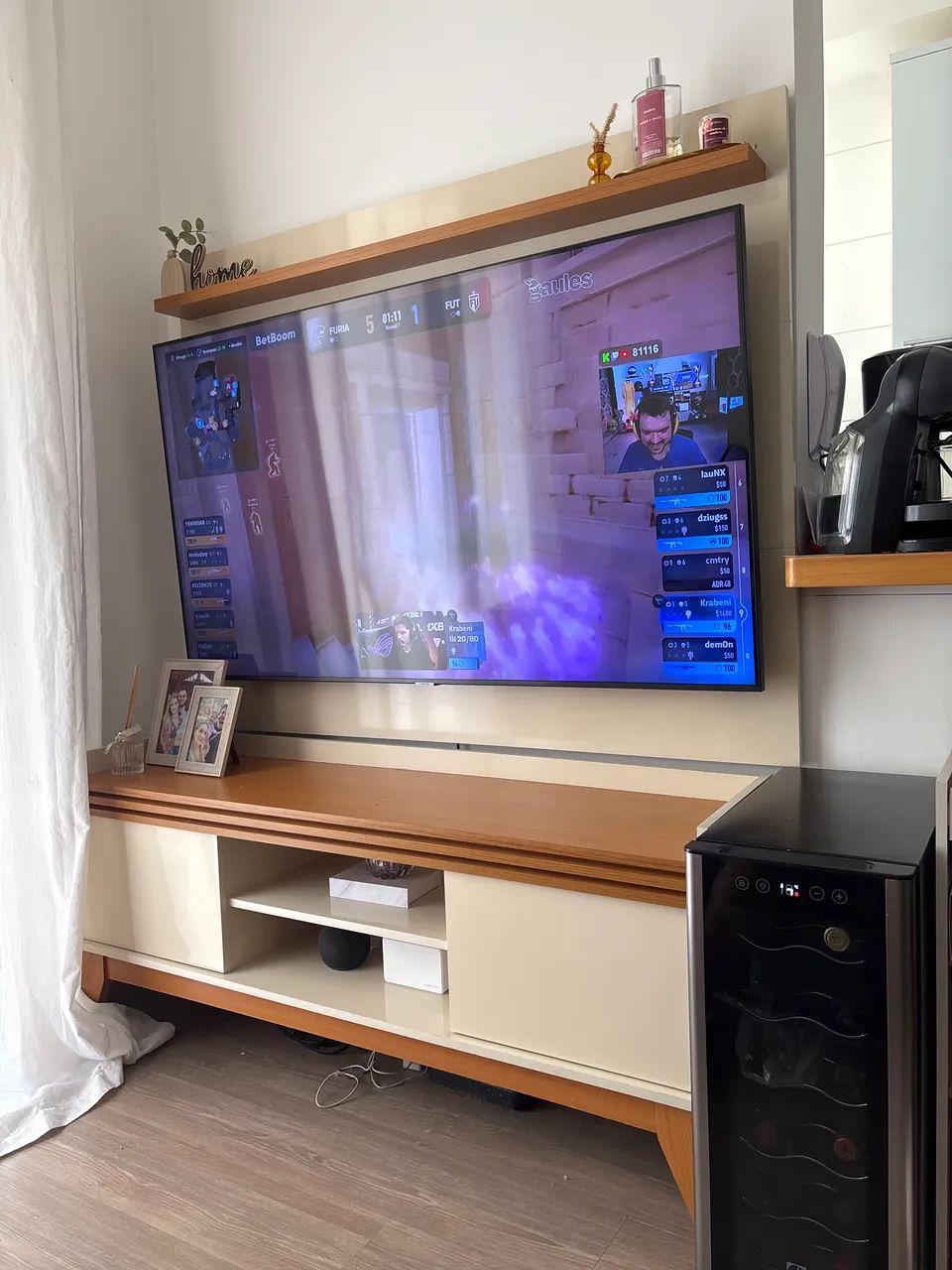Rack com painel tv 65576102345091121