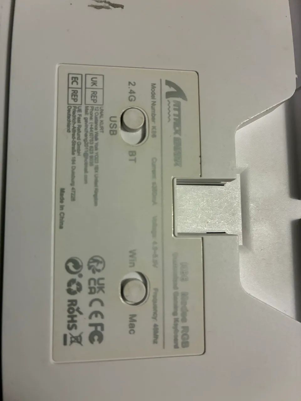 Teclado Attack Shark K86 - Foto 2