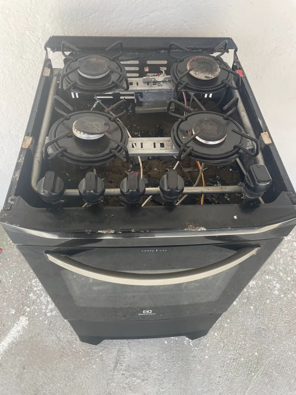 Fogão com vidro quebrado  - Foto 2