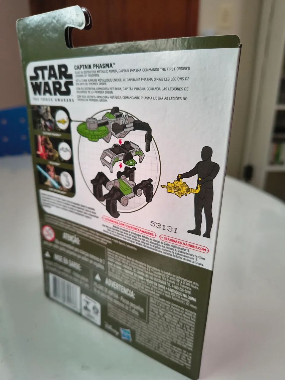 Captain Phasma Star Wars Hasbro Lacrado - Foto 3