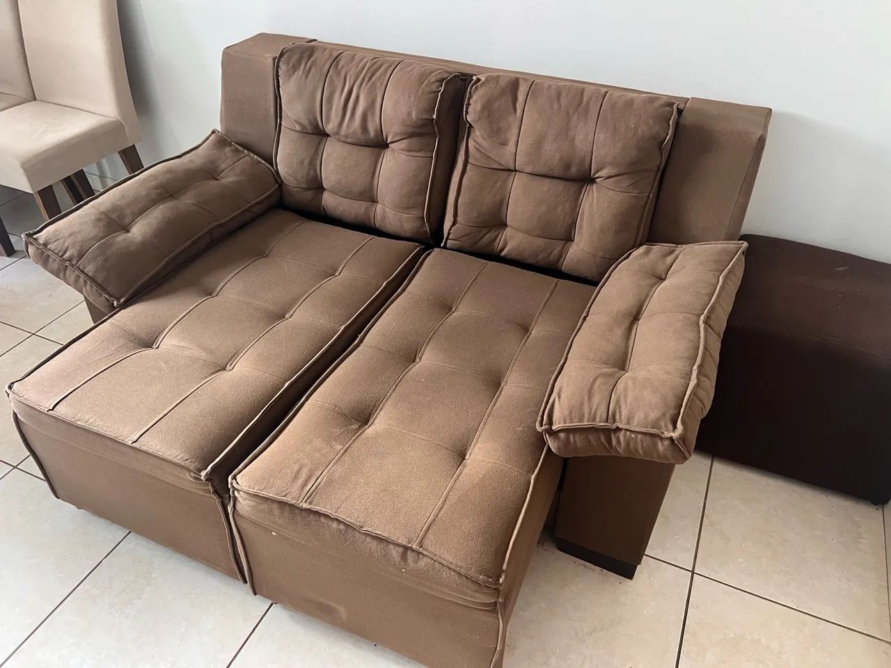 Sofá cama 2 lugares usado - Foto 3